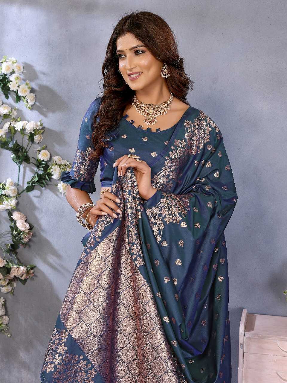 Ynf Banarasi Soft Silk RIN144 Kesar Silk Sarees Wedding Collections Festive Collections Wholesale Banarasi Silk Sarees Designer Silk Sarees Silk Sarees For Weddings Manufacturer