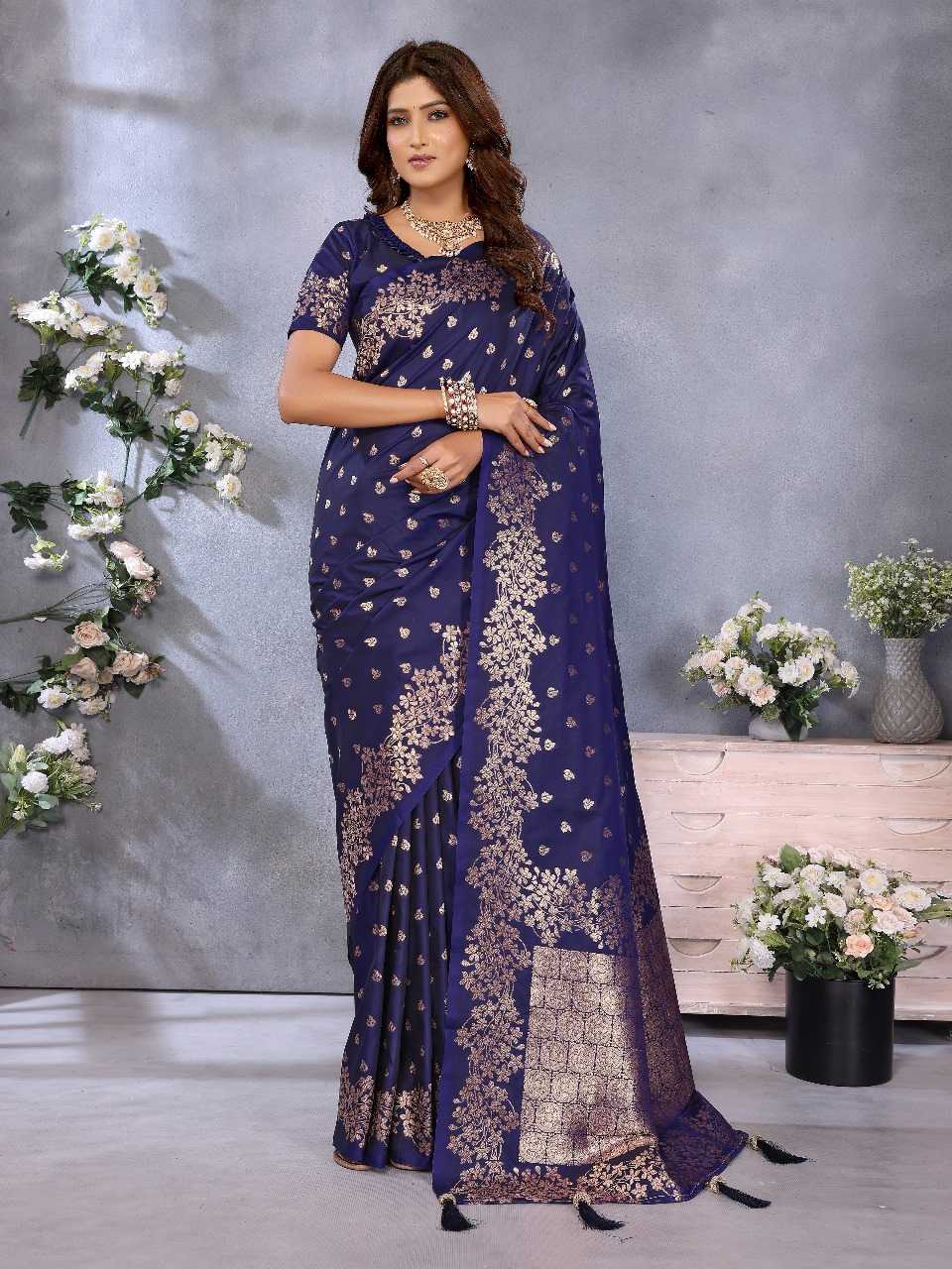 Ynf Banarasi Soft Silk RIN144 Kesar Silk Sarees Wedding Collections Festive Collections Wholesale Banarasi Silk Sarees Designer Silk Sarees Silk Sarees For Weddings Manufacturer