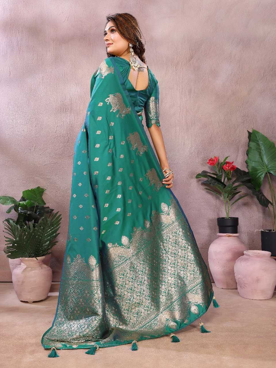 Ynf Banarasi Soft Silk RIN144 Manjari Silk Sarees Wedding Collections Festive Collections Wholesale Banarasi Silk Sarees Designer Silk Sarees Silk Sarees For Weddings Manufacturer
