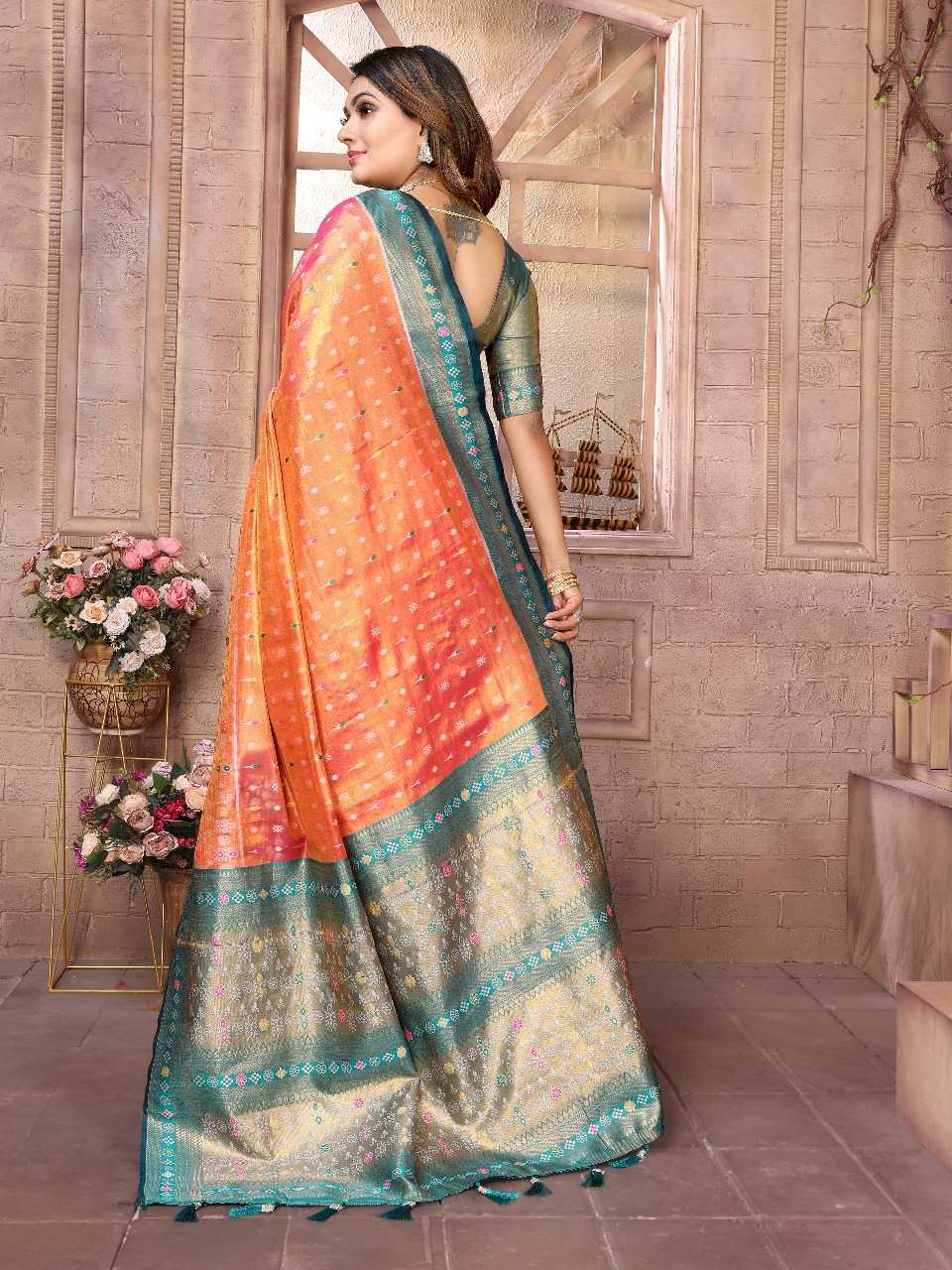 Ynf Banarasi Soft Silk RIN144 Tarveni Silk Sarees Wedding Collections Festive Collections Wholesale Banarasi Silk Sarees Patola Sarees Designer Silk Sarees Manufacturer