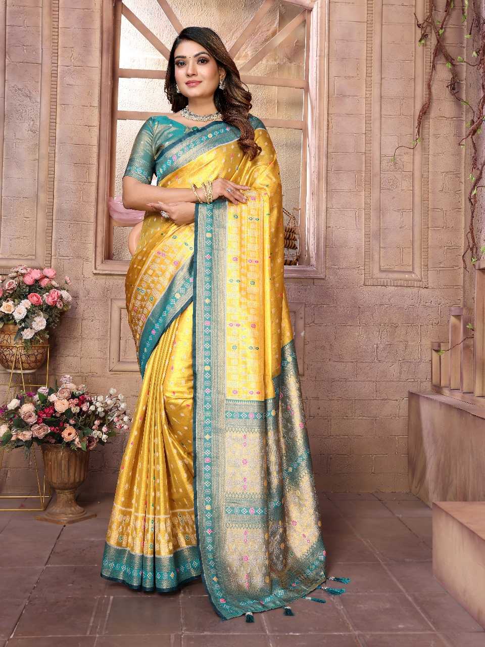 Ynf Banarasi Soft Silk RIN144 Tarveni Silk Sarees Wedding Collections Festive Collections Wholesale Banarasi Silk Sarees Patola Sarees Designer Silk Sarees Manufacturer