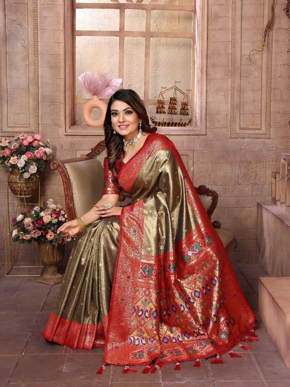 Ynf Banarasi Soft Silk RIN144 Vimla Silk Sarees Wedding Collections Festive Collections Wholesale Banarasi Silk Sarees Paithani Sarees Designer Silk Sarees Manufacturer