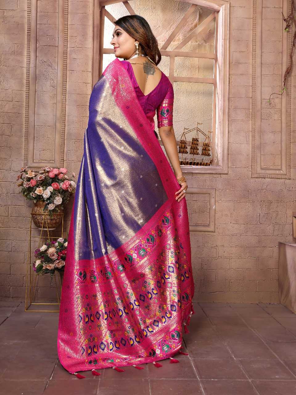 Ynf Banarasi Soft Silk RIN144 Vimla Silk Sarees Wedding Collections Festive Collections Wholesale Banarasi Silk Sarees Paithani Sarees Designer Silk Sarees Manufacturer