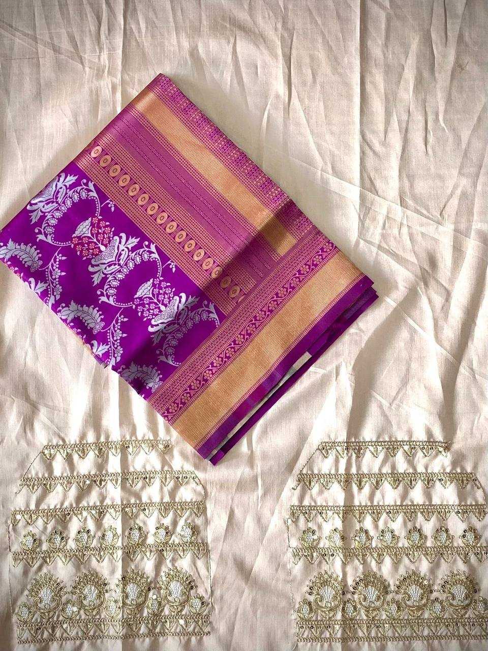 Ynf Banarasi Soft Silk RIN188 Roopam8 Sarees Wedding Collections Festive Collections Wholesale Embroidered Sarees Silk Sarees Sarees With Blouse Manufacturer