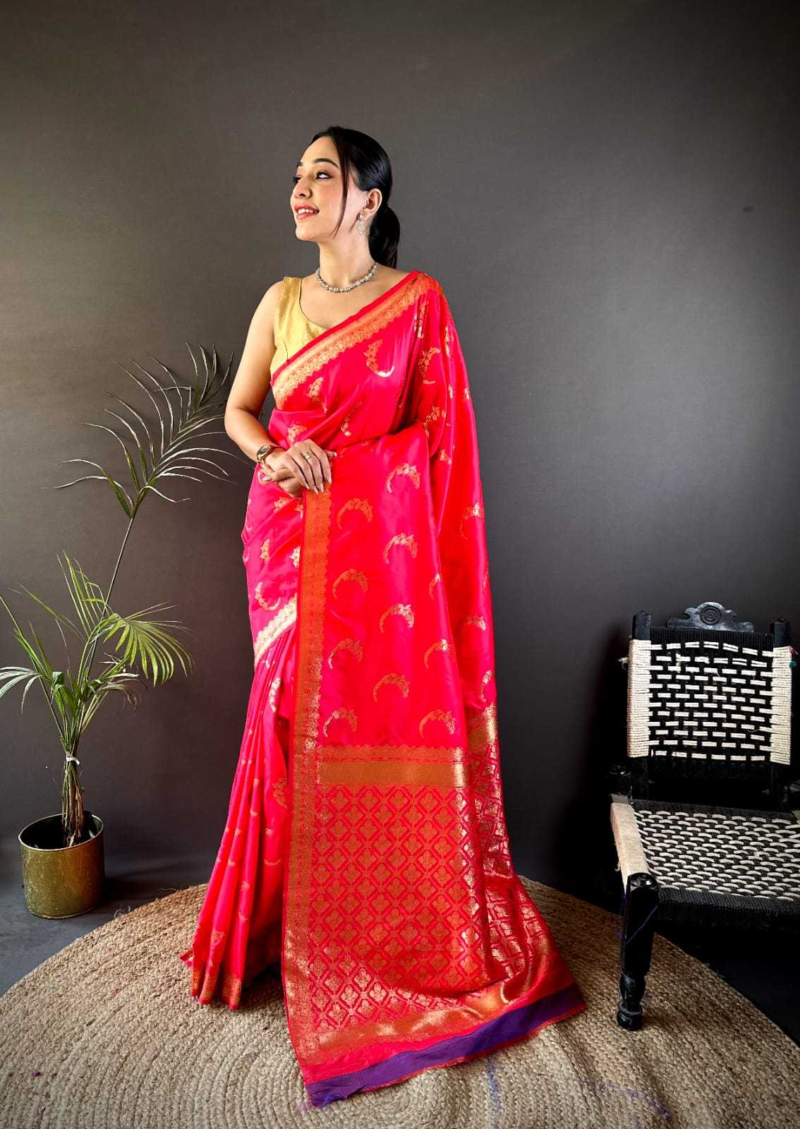 Ynf Banarasi Soft Silk RIN209 Noor Silk Sarees Wedding Collections Wholesale Banarasi Silk Sarees Designer Silk Sarees Silk Sarees For Weddings Manufacturer