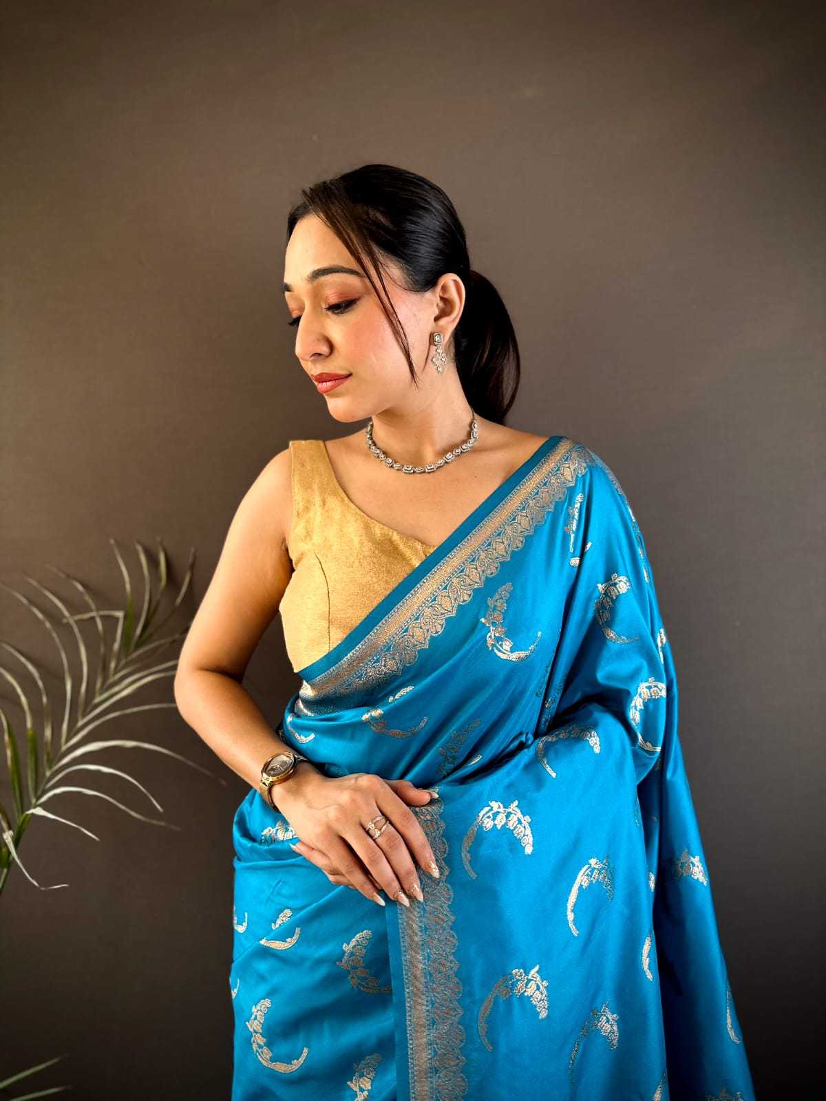 Ynf Banarasi Soft Silk RIN209 Noor Silk Sarees Wedding Collections Wholesale Banarasi Silk Sarees Designer Silk Sarees Silk Sarees For Weddings Manufacturer