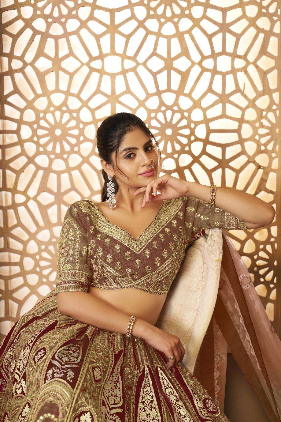 Ynf Banarasi Soft Silk RIN230 31 Lehengas Wholesale Designer Lehenga Embroidered Lehenga Banarasi Lehenga Manufacturer