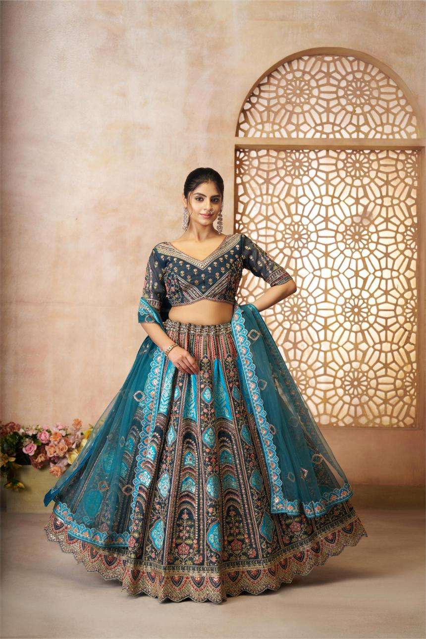 Ynf Banarasi Soft Silk RIN230 31 Lehengas Wholesale Designer Lehenga Embroidered Lehenga Banarasi Lehenga Manufacturer