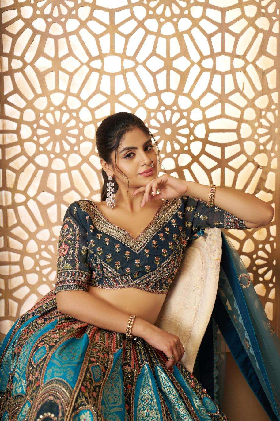 Ynf Banarasi Soft Silk RIN230 31 Lehengas Wholesale Designer Lehenga Embroidered Lehenga Banarasi Lehenga Manufacturer