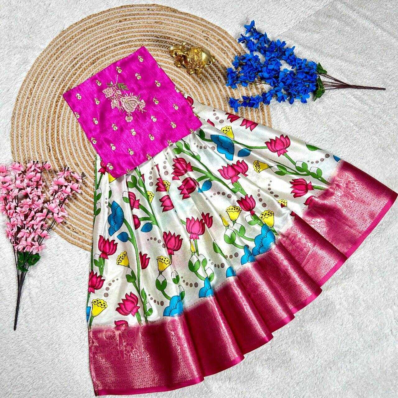 Ynf Banglori Silk KESH505 345 Kids Wear Wholesale Kids Lehenga Kids Ghagra Choli Manufacturer