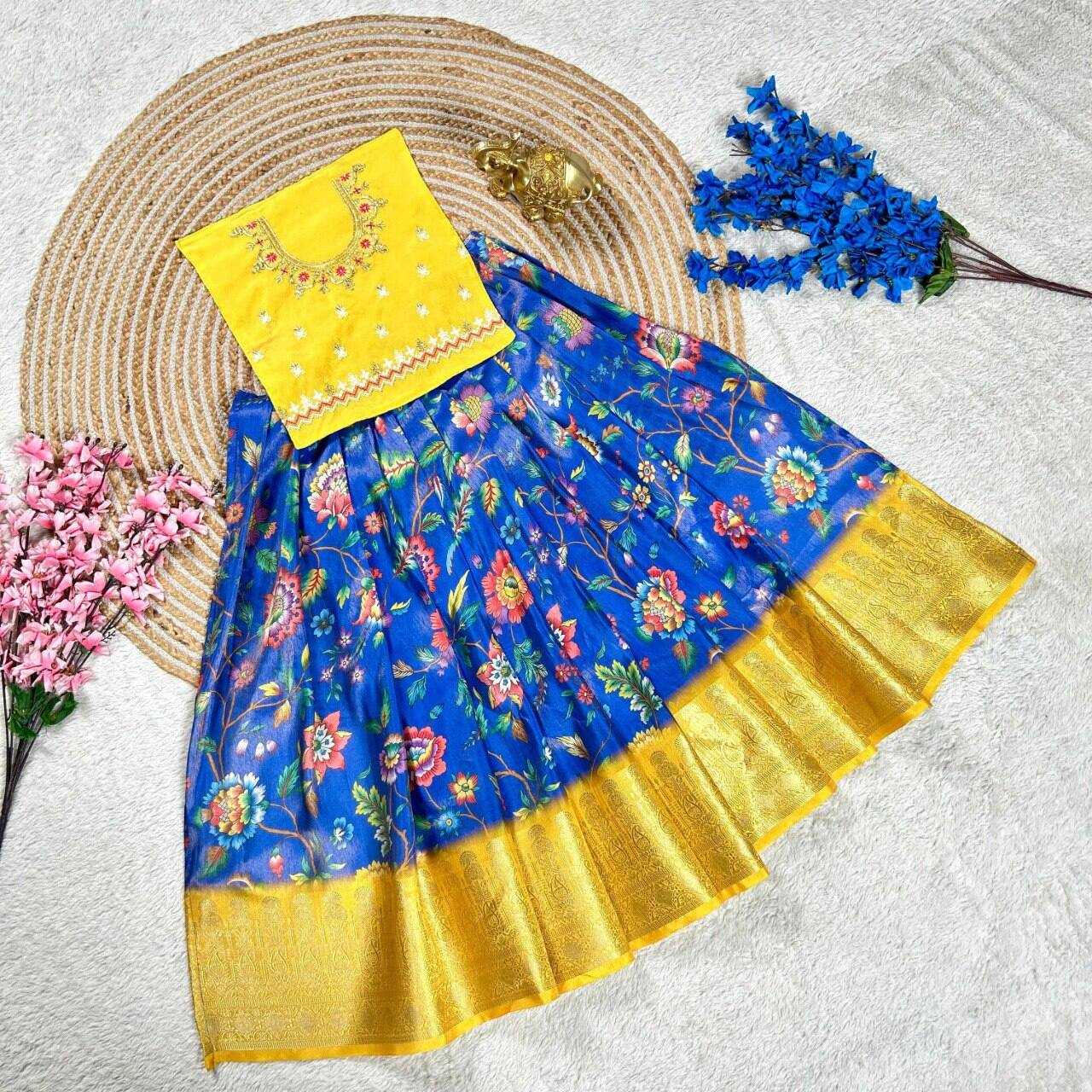 Ynf Banglori Silk KESH505 345 Kids Wear Wholesale Kids Lehenga Kids Ghagra Choli Manufacturer