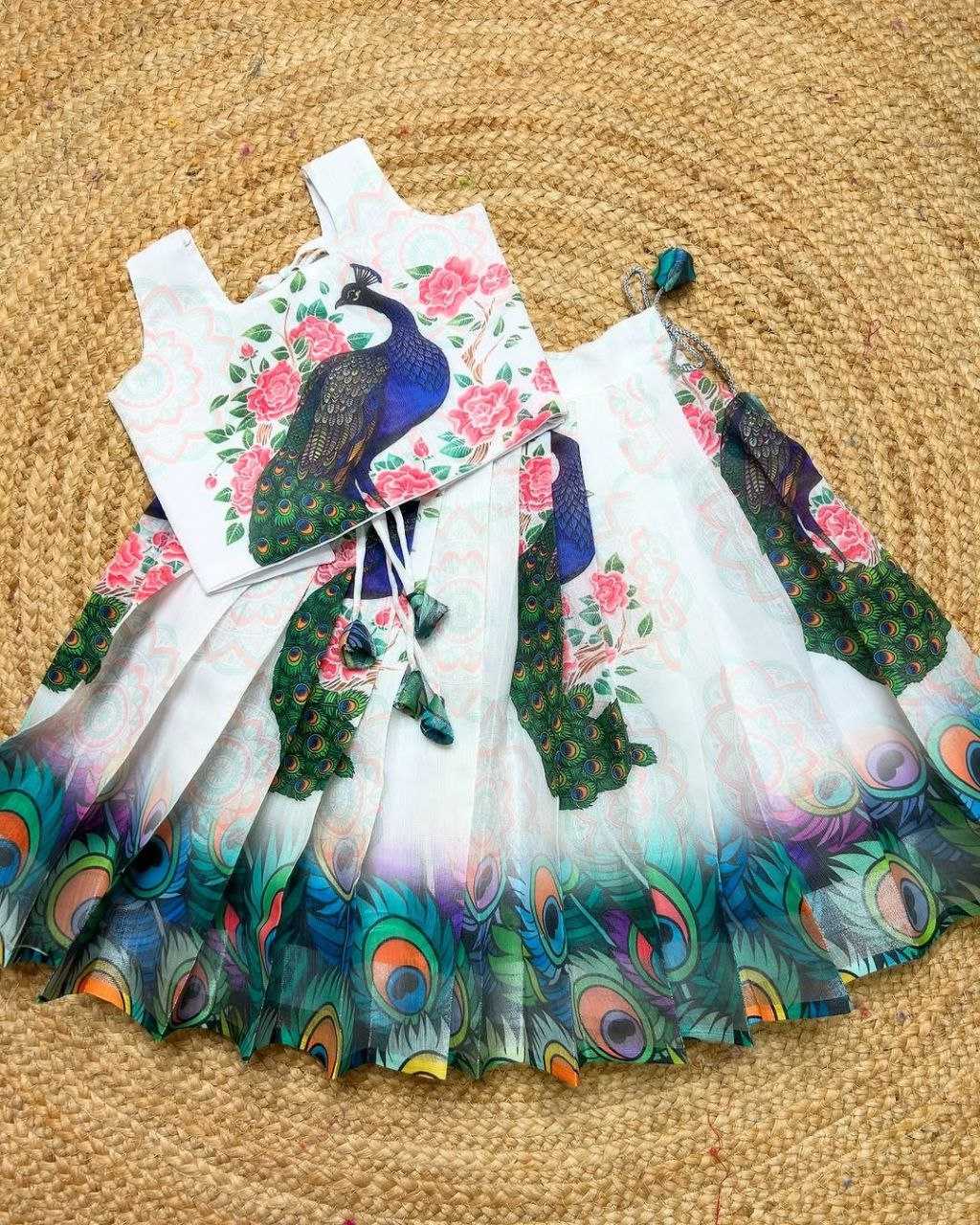Ynf Banglori Silk KESH505 355 Kids Wear Wholesale Kids Lehenga Kids Ghagra Choli Manufacturer