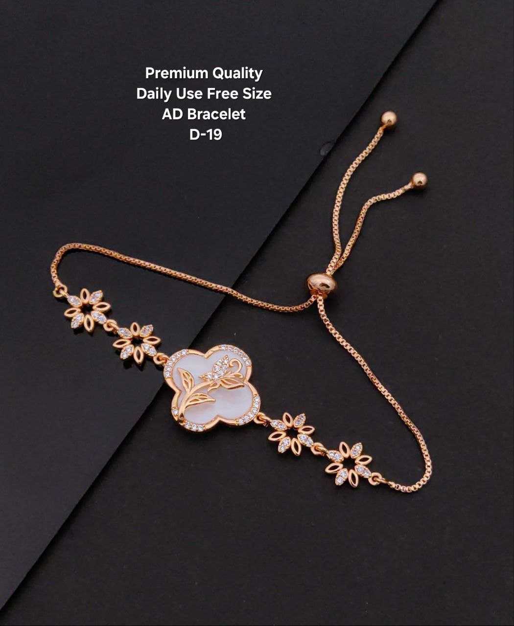Ynf Brass KESH193 Womens Jewellery Wholesale AD Diamond Bracelet Brass Gold Bangles Golden Bracelet Manufacturer