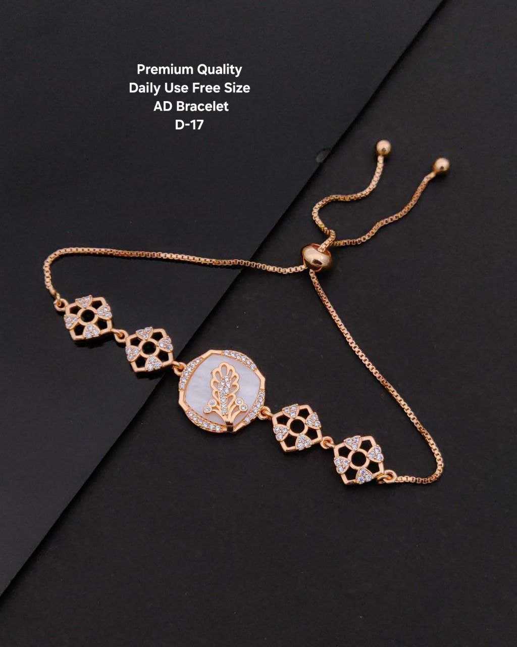 Ynf Brass KESH193 Womens Jewellery Wholesale AD Diamond Bracelet Brass Gold Bangles Golden Bracelet Manufacturer