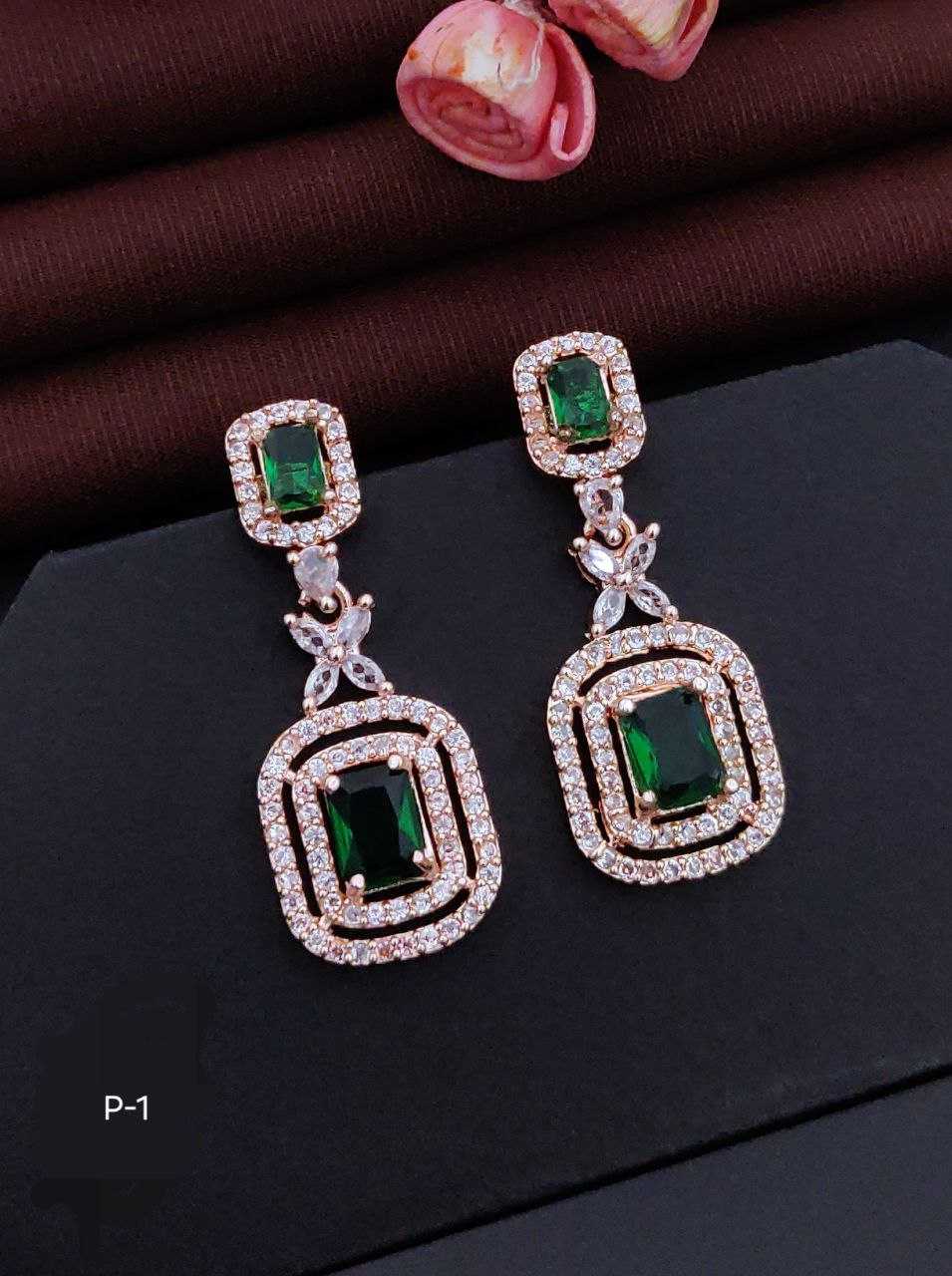 Ynf Brass KESH193 Womens Jewellery Wholesale Fancy Earrings AD Diamond Earring Artificial Earring Manufacturer