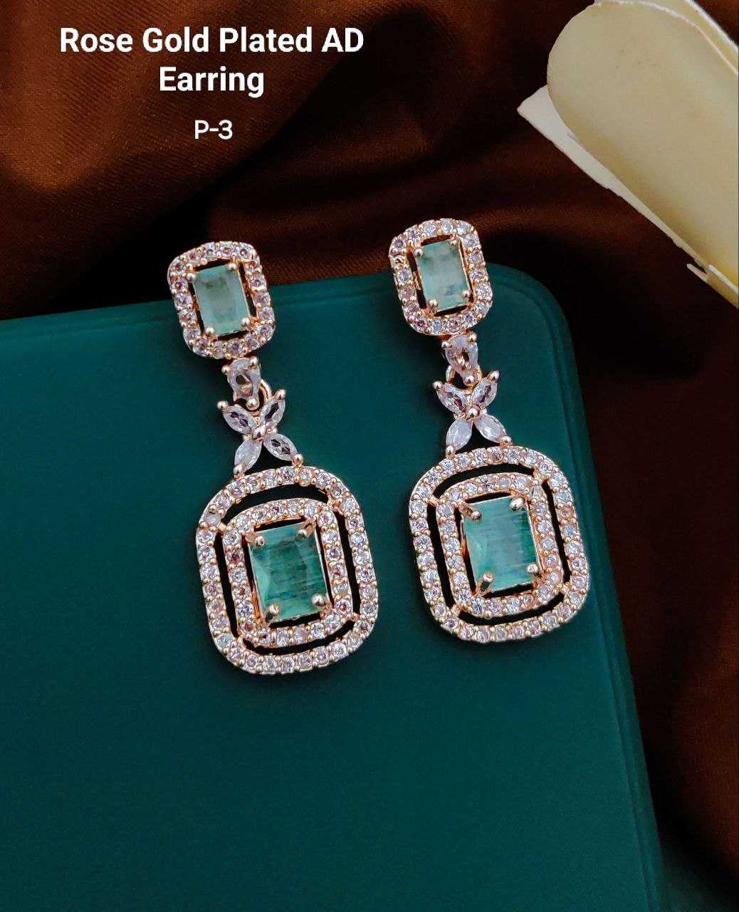 Ynf Brass KESH193 Womens Jewellery Wholesale Fancy Earrings AD Diamond Earring Artificial Earring Manufacturer