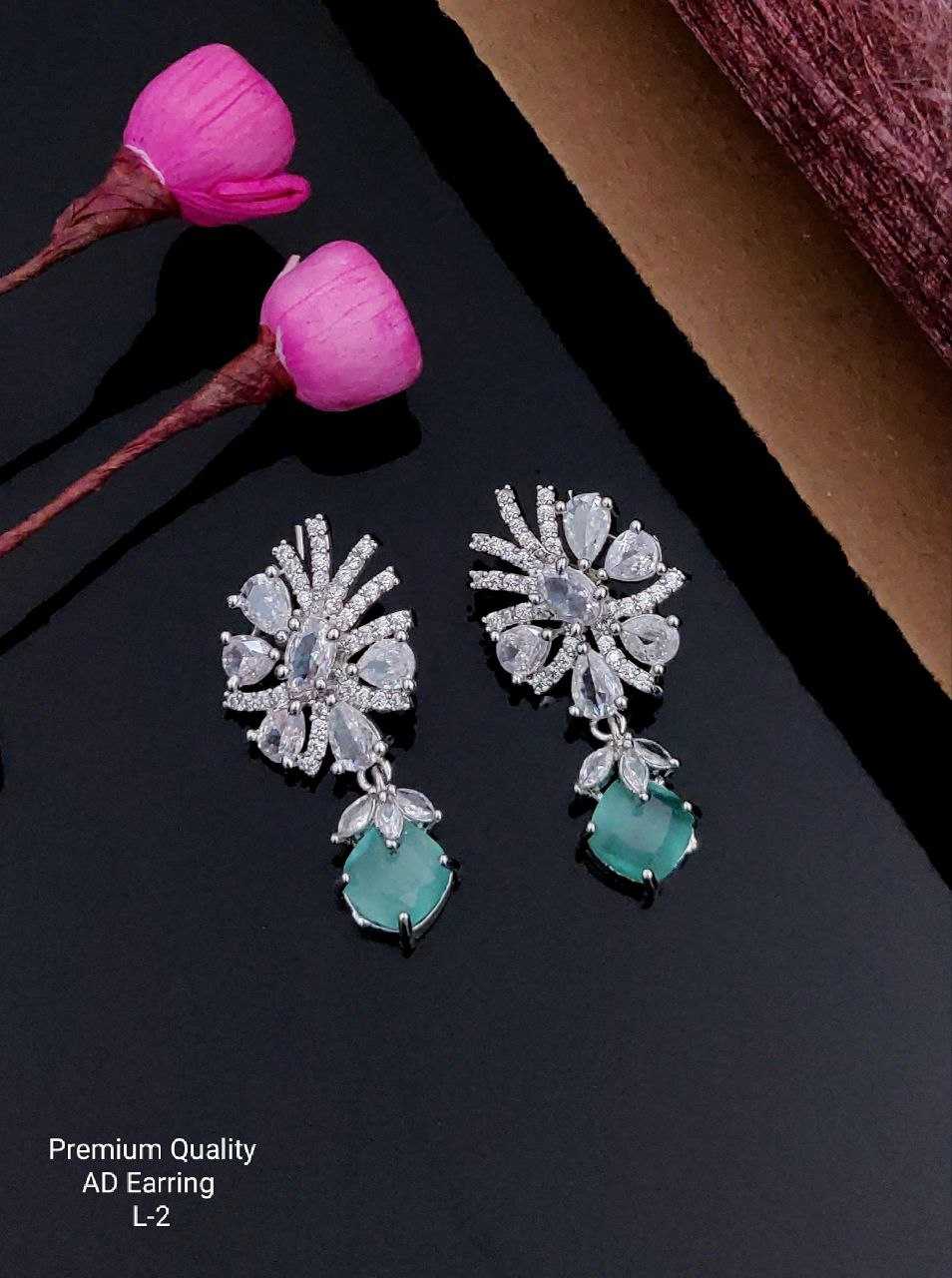 Ynf Brass KESH193 Womens Jewellery Wholesale Fancy Earrings AD Diamond Earring Artificial Earring Manufacturer