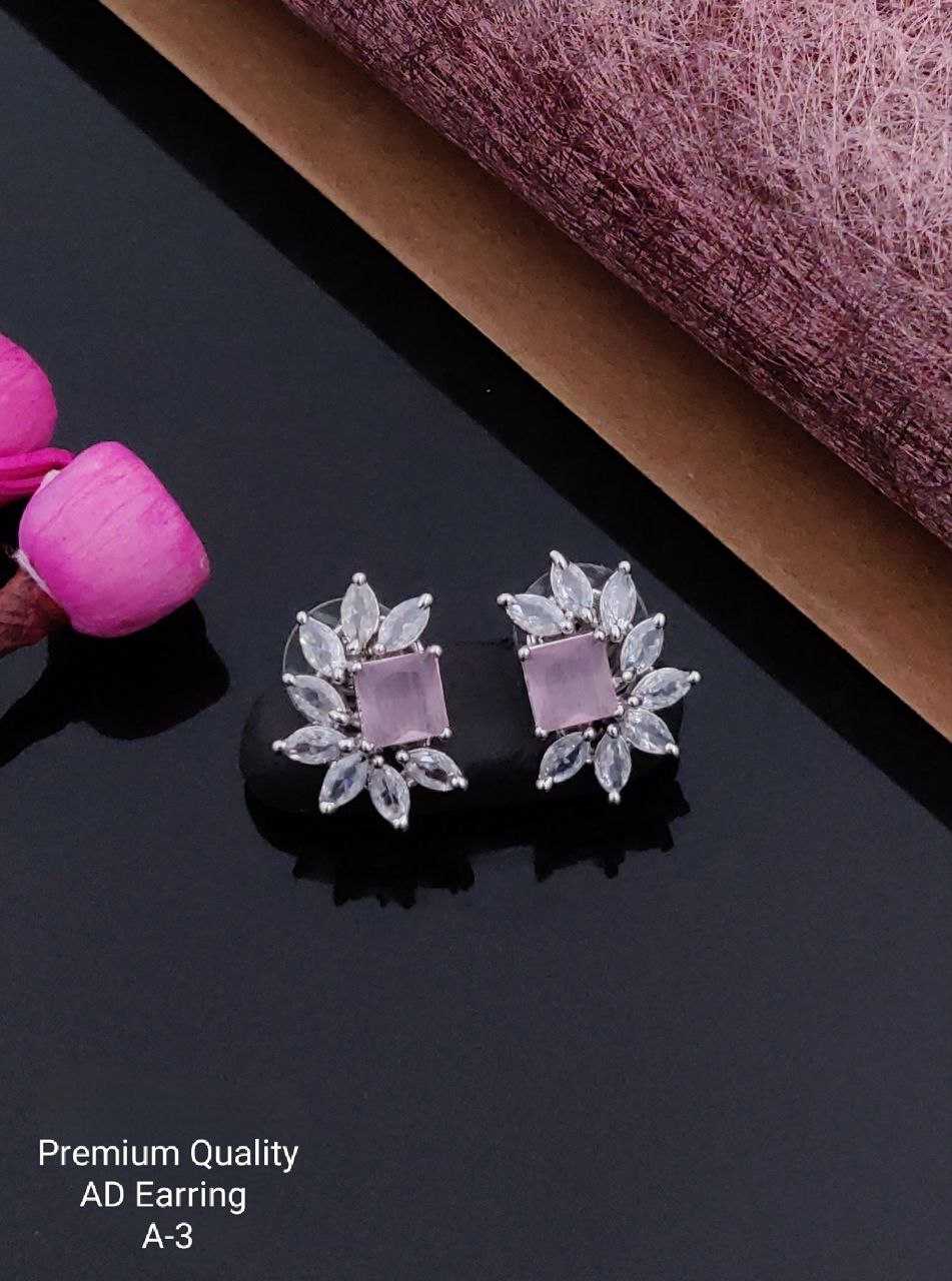 Ynf Brass KESH193 Womens Jewellery Wholesale Fancy Earrings AD Diamond Earring Artificial Earring Manufacturer