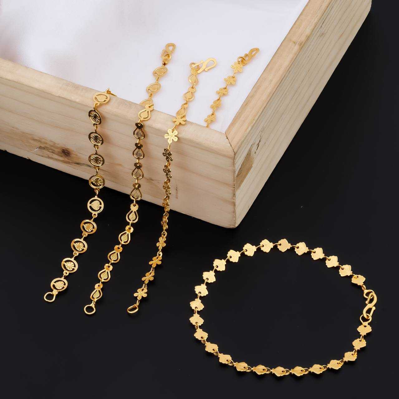 Ynf Brass KESH483 Womens Jewellery Wholesale Brass Gold Bracelets Golden Bracelet Artificial Bracelets Manufacturer