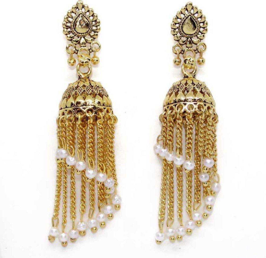 Ynf Brass KESH483 Womens Jewellery Wholesale Fancy Earrings Artificial Earring Long Earrings Manufacturer