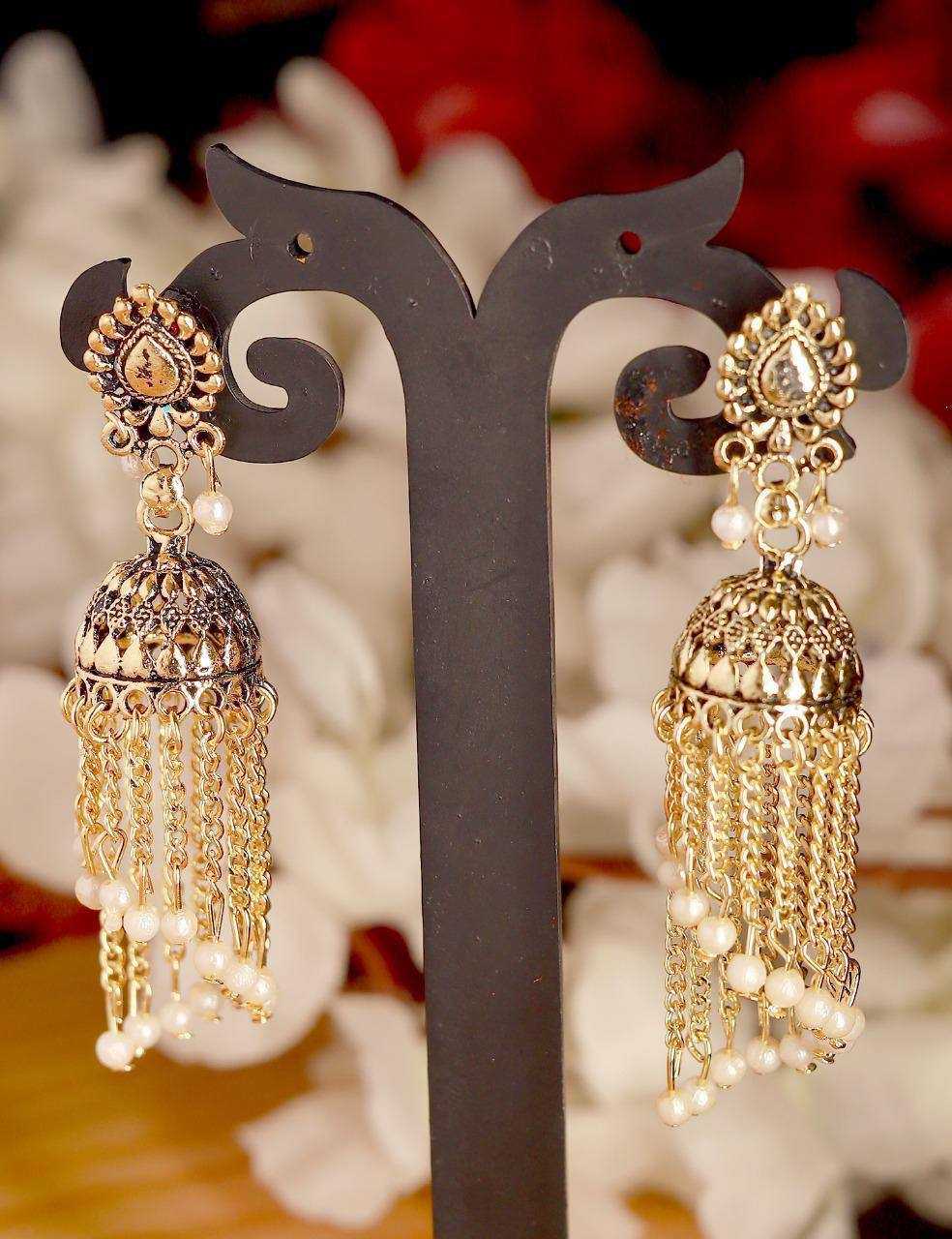 Ynf Brass KESH483 Womens Jewellery Wholesale Fancy Earrings Artificial Earring Long Earrings Manufacturer