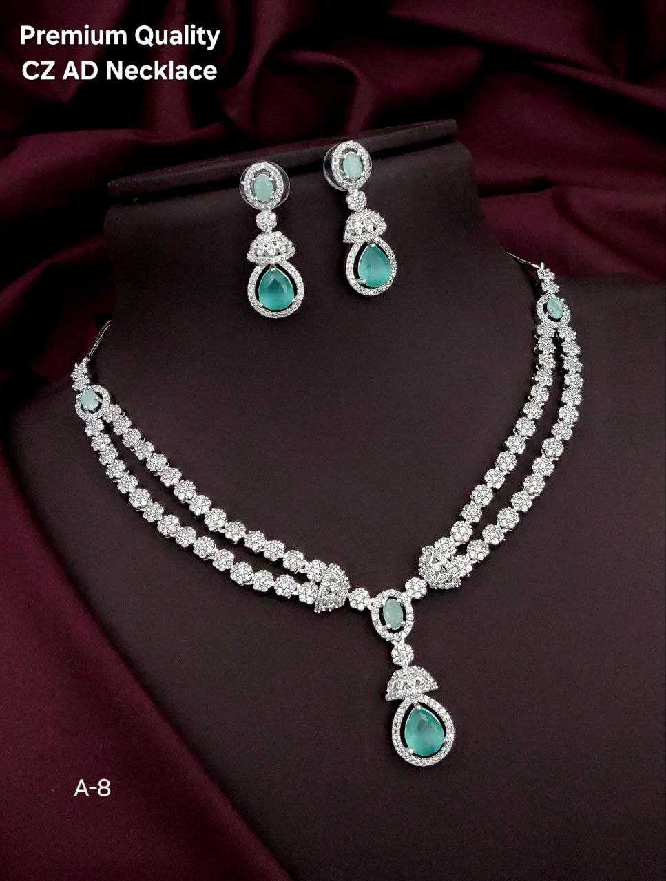 Ynf Brass Womens Jewellery Wholesale AD Diamond Necklace Necklaces Set Fashion Necklace Manufacturer