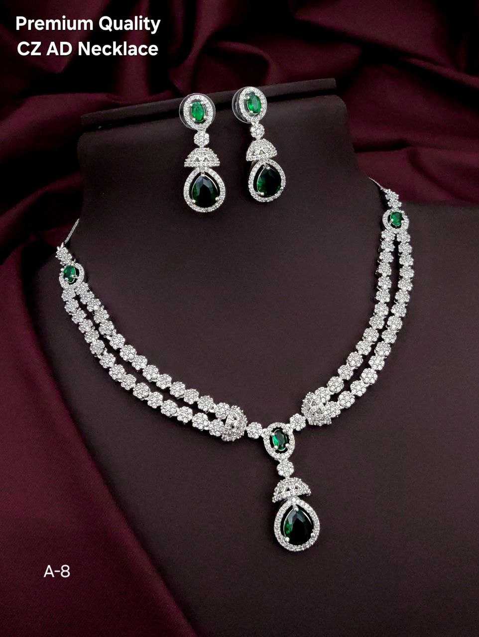 Ynf Brass Womens Jewellery Wholesale AD Diamond Necklace Necklaces Set Fashion Necklace Manufacturer