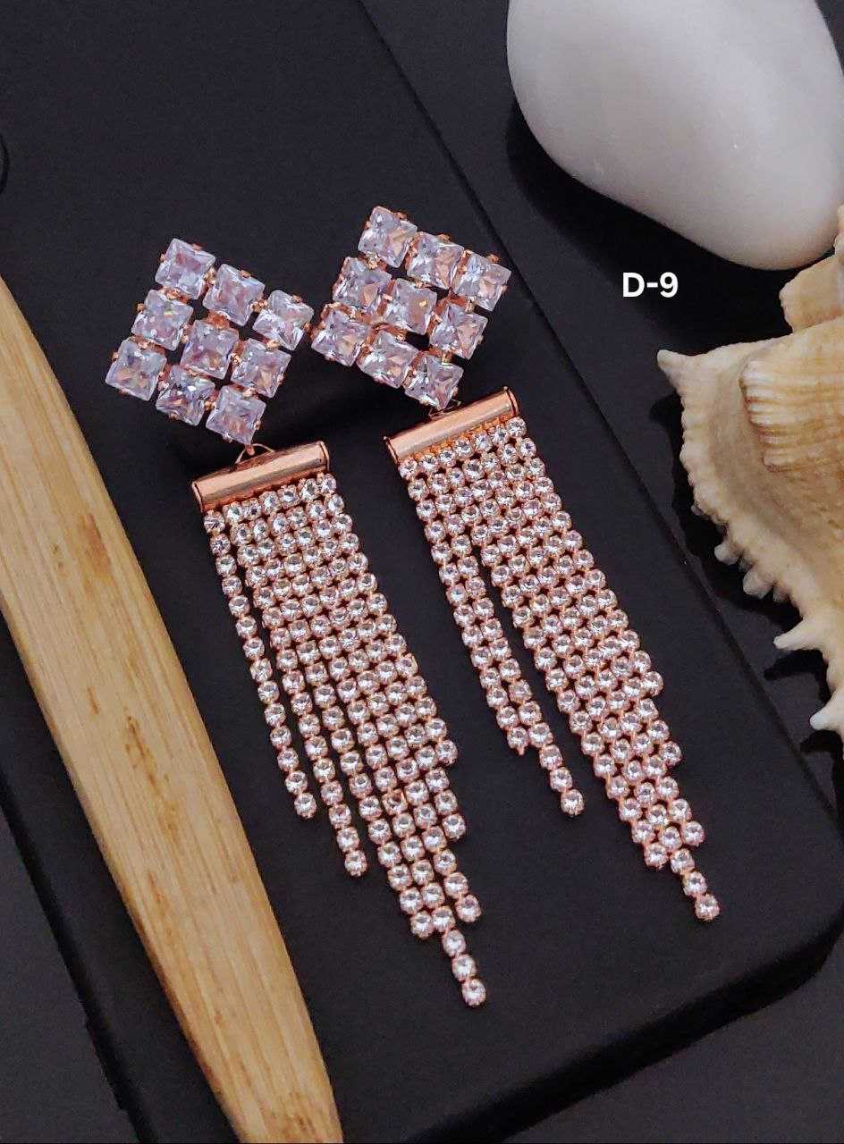 Ynf Brass Womens Jewellery Wholesale Fancy Earrings AD Diamond Earring Artificial Earring Manufacturer