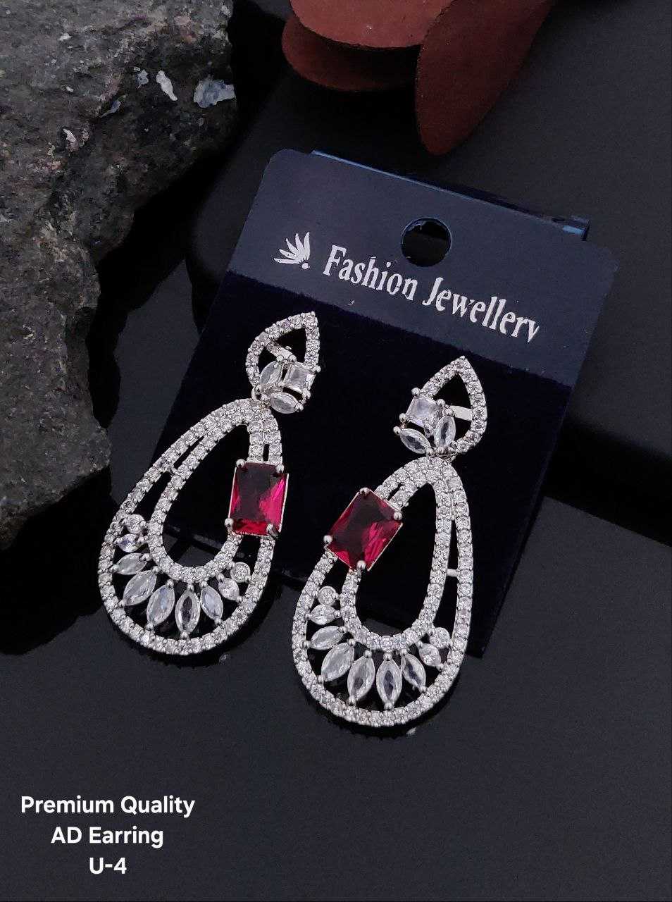 Ynf Brass Womens Jewellery Wholesale Fancy Earrings AD Diamond Earring Long Earrings Manufacturer