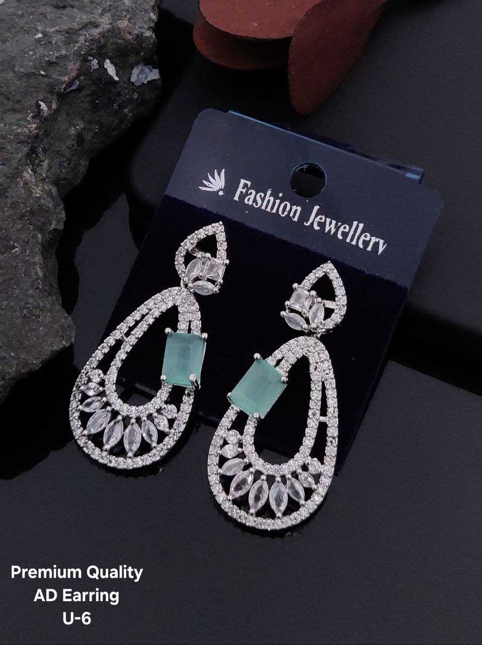 Ynf Brass Womens Jewellery Wholesale Fancy Earrings AD Diamond Earring Long Earrings Manufacturer