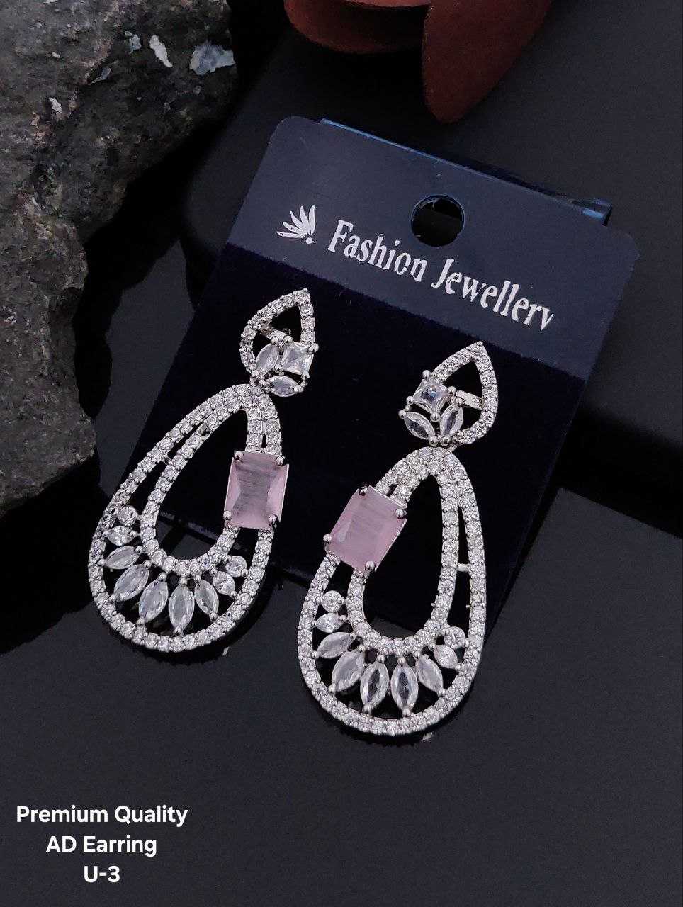 Ynf Brass Womens Jewellery Wholesale Fancy Earrings AD Diamond Earring Long Earrings Manufacturer