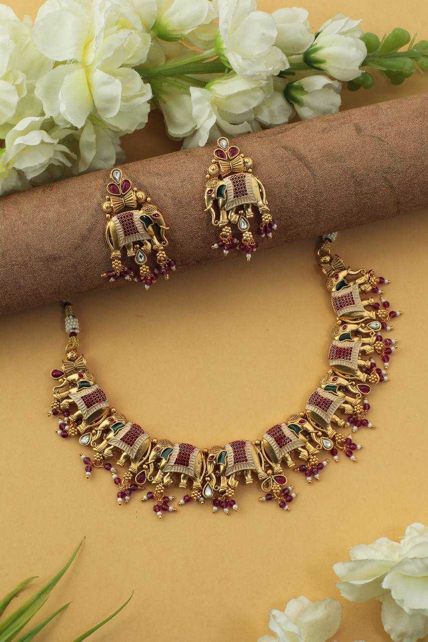 Ynf Brass Womens Jewellery Wholesale Necklaces Set Fashion Necklace Temple Jewelry Manufacturer