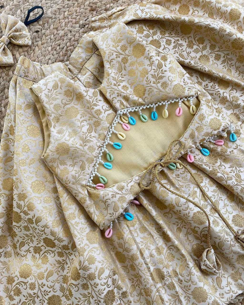 Ynf Brocade RIN107 360 Kids Wear Wholesale Kids Lehenga Kids Traditional Outfits Kids Lehenga Choli Baby Girl Lehenga Manufacturer