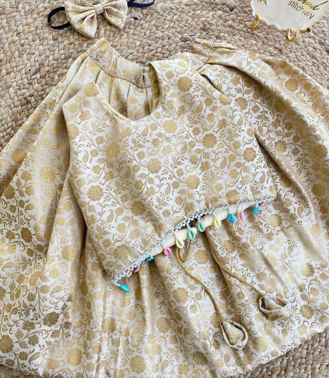 Ynf Brocade RIN107 360 Kids Wear Wholesale Kids Lehenga Kids Traditional Outfits Kids Lehenga Choli Baby Girl Lehenga Manufacturer