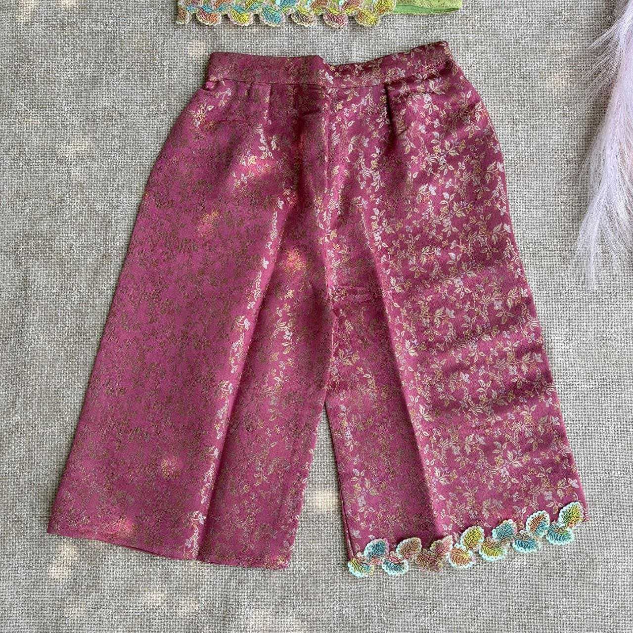 Ynf Brocade RIN107 BROCADE Kids Wear Wedding Collections Festive Collections Wholesale Kids Frocks Kids Designer Frock Kids Festive Wear Manufacturer