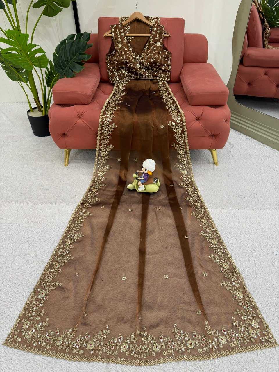 Ynf Burberry Silk RIN133 593 Sarees Wedding Collections Festive Collections Wholesale Designer Sarees Silk Sarees Sarees With Blouse Manufacturer