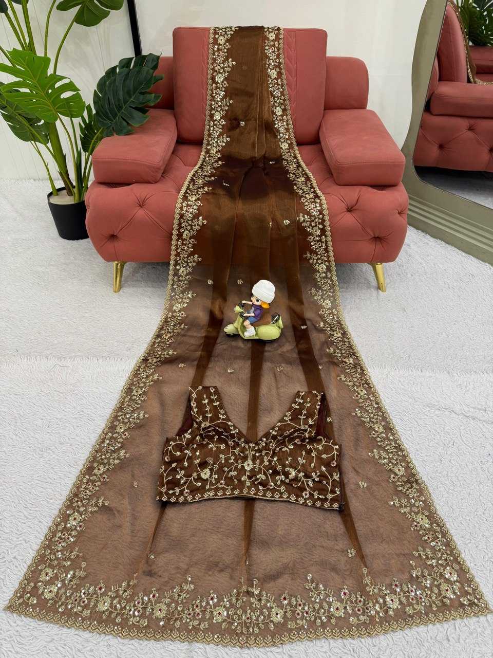 Ynf Burberry Silk RIN133 593 Sarees Wedding Collections Festive Collections Wholesale Designer Sarees Silk Sarees Sarees With Blouse Manufacturer