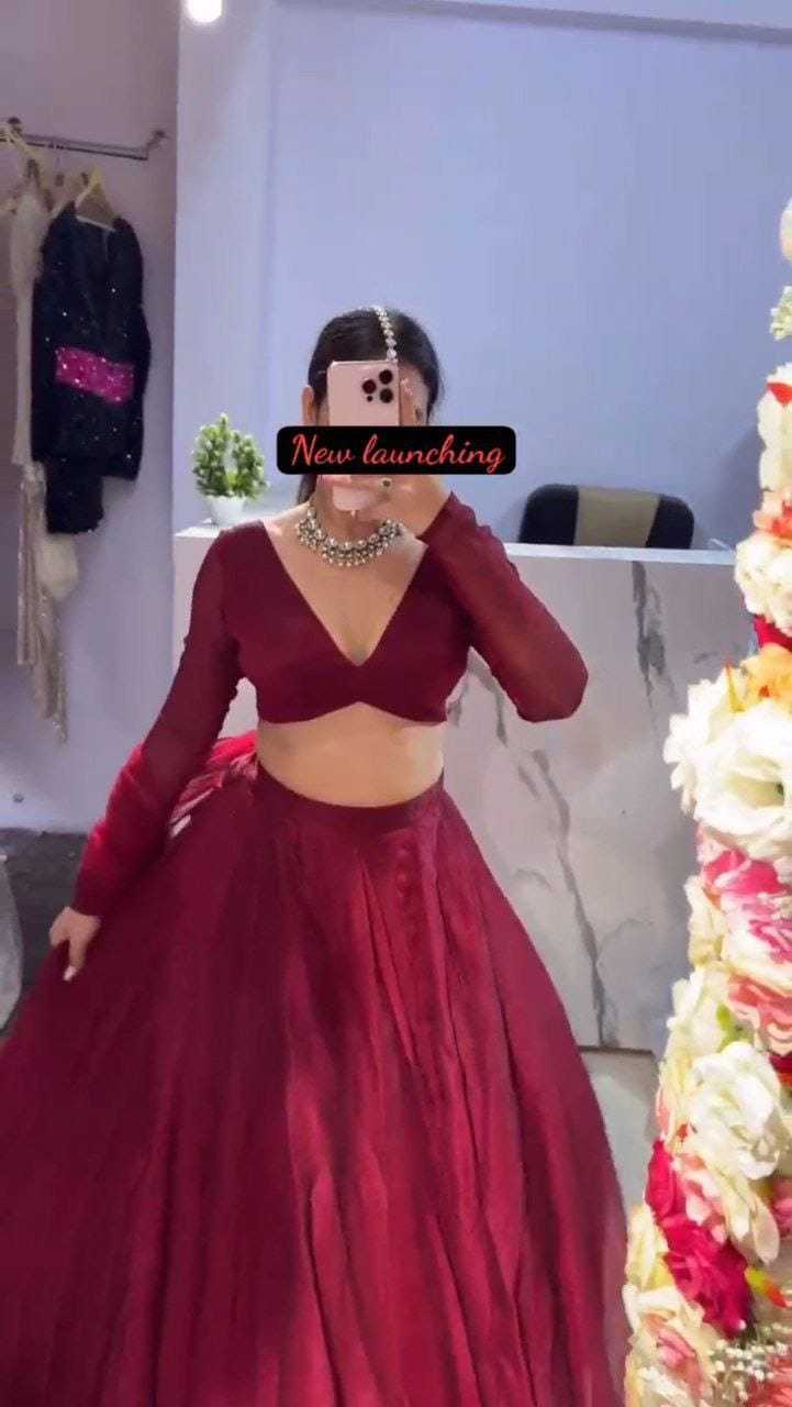 Ynf Burberry Silk RIN157 5257 Lehengas Wedding Collections Plus Size Collections Wholesale Designer Lehenga Silk Lehenga Wedding Lehenga Manufacturer