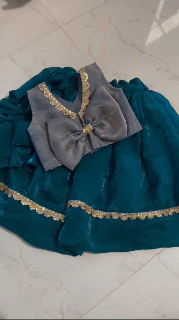 Ynf Burberry Silk RIN157 8156 Kids Wear Wholesale Kids Frocks Girls Frock Kids Designer Frock Manufacturer