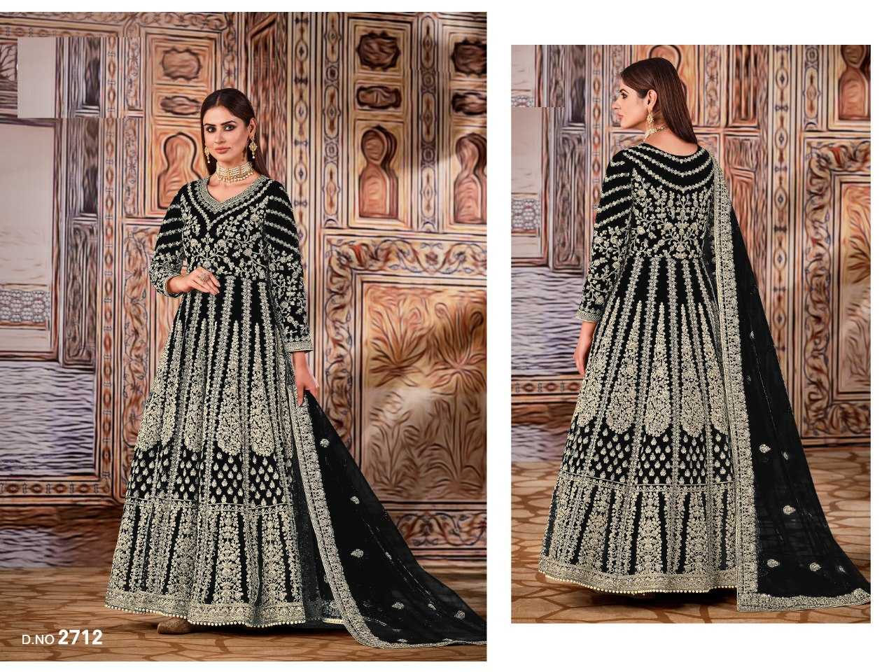 Ynf Butterfly Net KESH504 2701 Suits & Dresses Wholesale Semi Stitched Suits Floor-Length Suits Semi-Stitched Suits Manufacturer