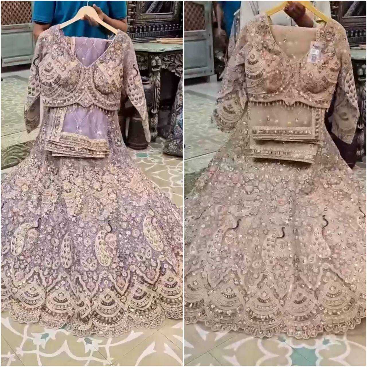 Ynf Butterfly Net RIN108 1676 Lehengas Wedding Collections Wholesale Sequins Lehenga Engagement Outfits Manufacturer