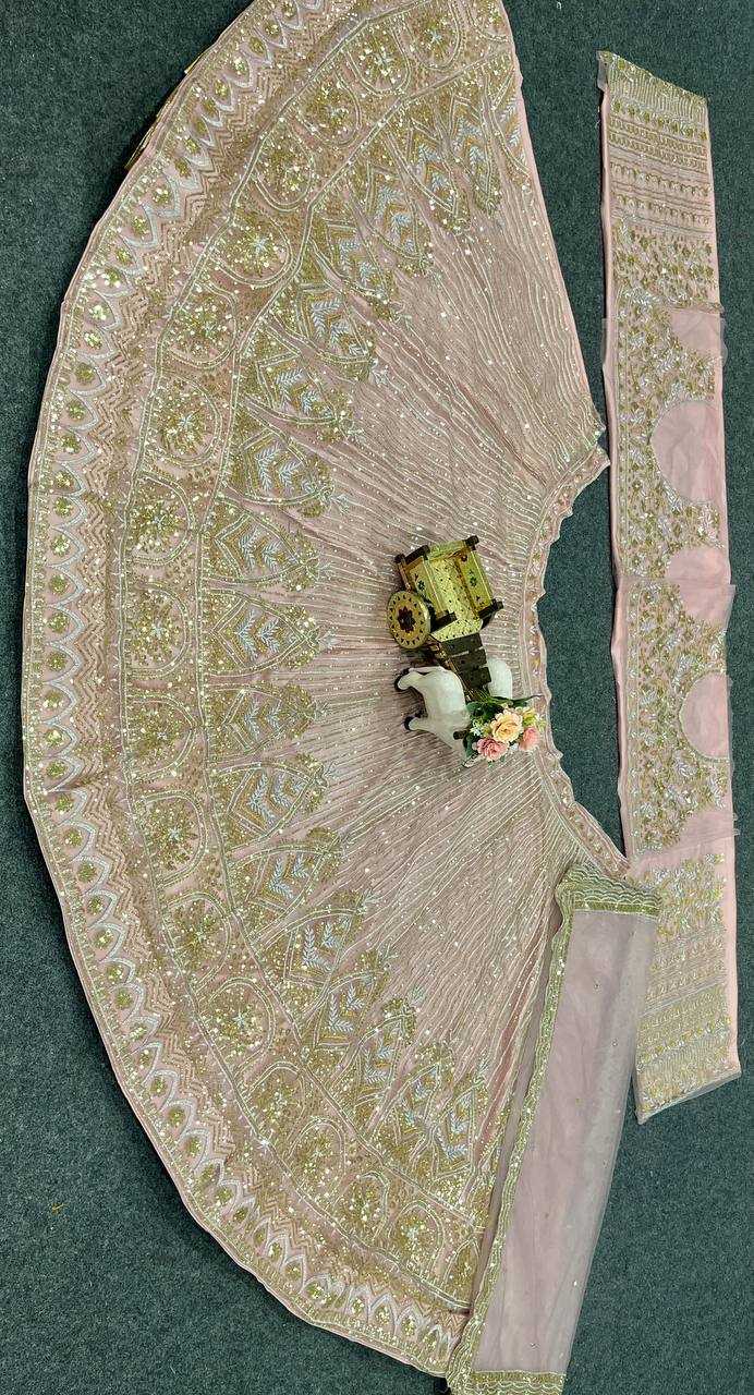 Ynf Butterfly Net RIN108 1765 Lehengas Wholesale Designer Lehenga Fancy Lehenga Embroidered Lehenga Lehenga For Engagement Sequins Lehenga Lehenga With Cancan Manufacturer