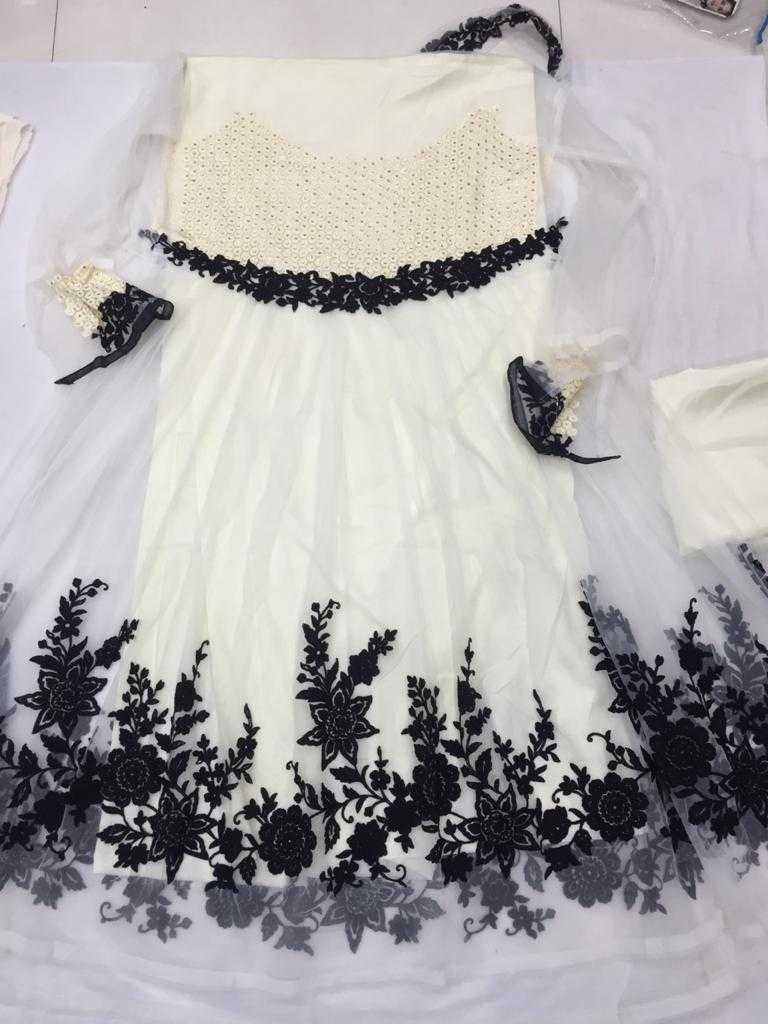 Ynf Butterfly Net RIN131 72005 Suits & Dresses Western Wears Festive Collections Wholesale Embroidery Suits Party wear suits Net Suit Manufacturer