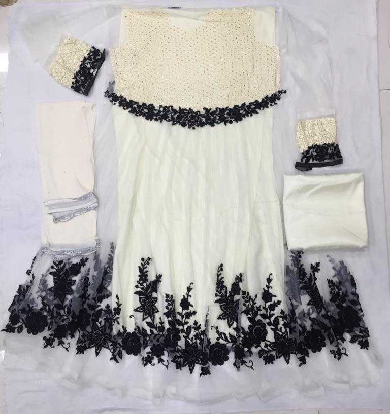 Ynf Butterfly Net RIN131 72005 Suits & Dresses Western Wears Festive Collections Wholesale Embroidery Suits Party wear suits Net Suit Manufacturer