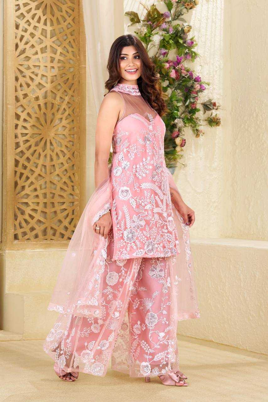 Ynf Butterfly Net RIN141 1945 Kurti Wholesale Fancy Kurti Embroidered Kurtis Kurti With Palazzo Manufacturer
