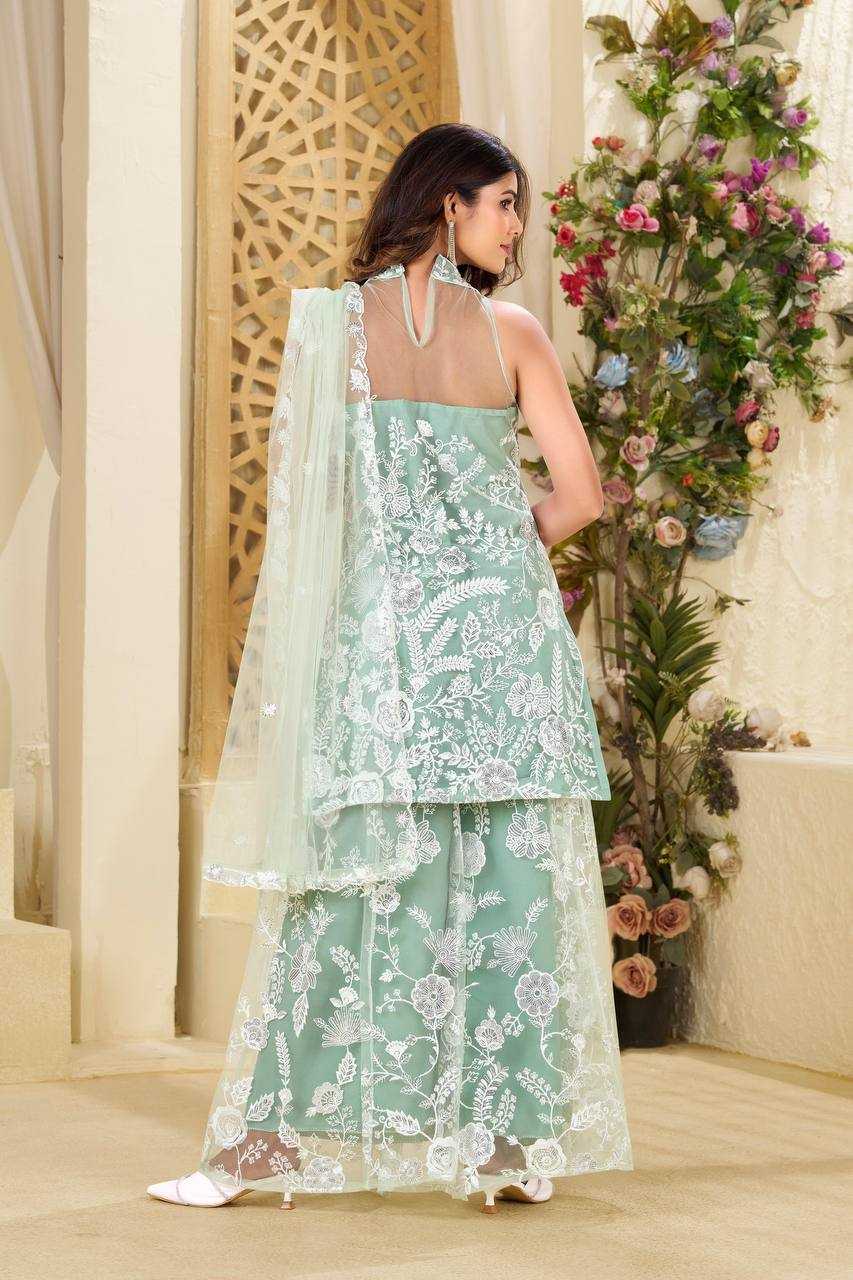 Ynf Butterfly Net RIN141 1945 Kurti Wholesale Fancy Kurti Embroidered Kurtis Kurti With Palazzo Manufacturer