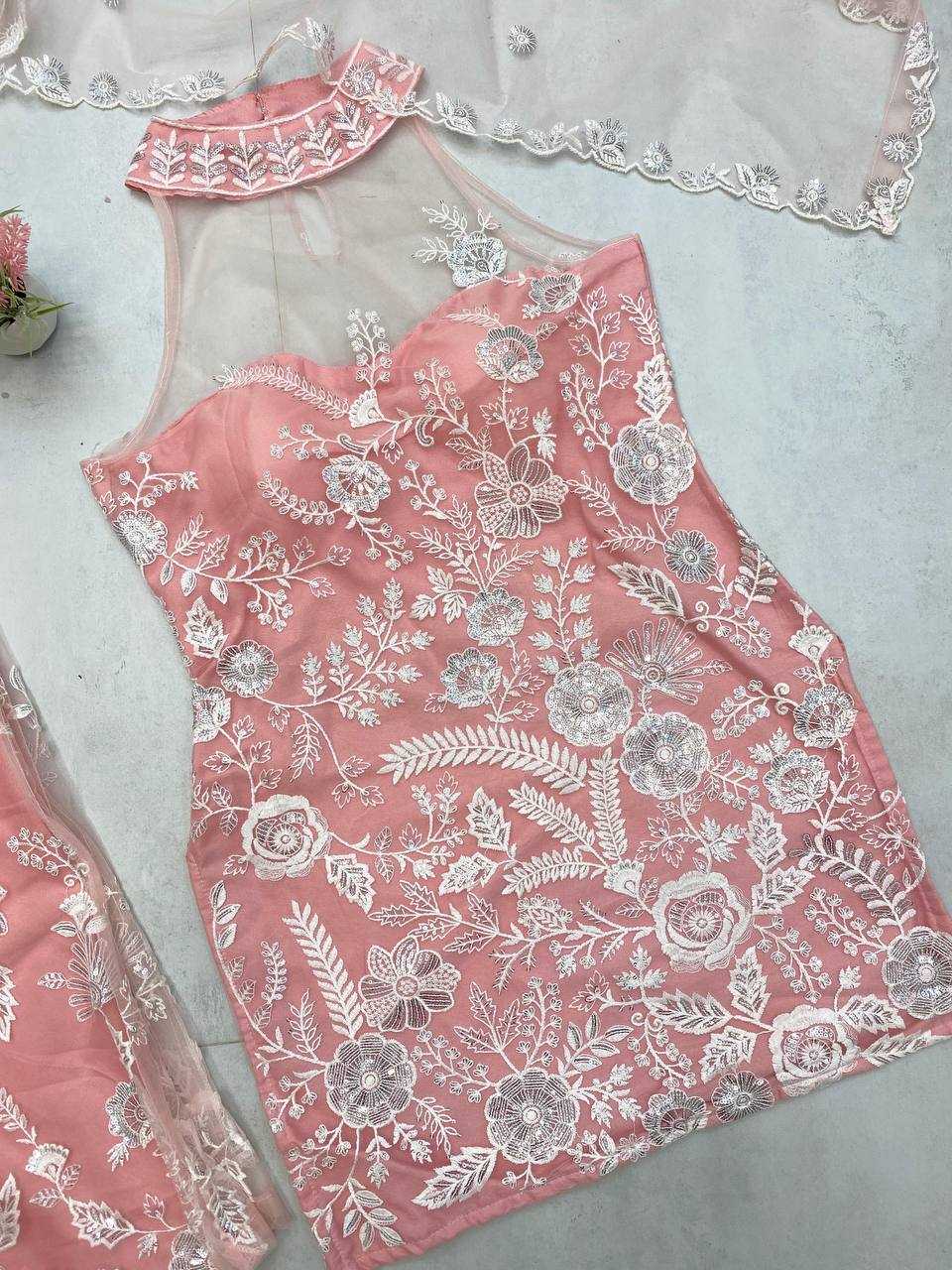 Ynf Butterfly Net RIN141 1945 Kurti Wholesale Fancy Kurti Embroidered Kurtis Kurti With Palazzo Manufacturer