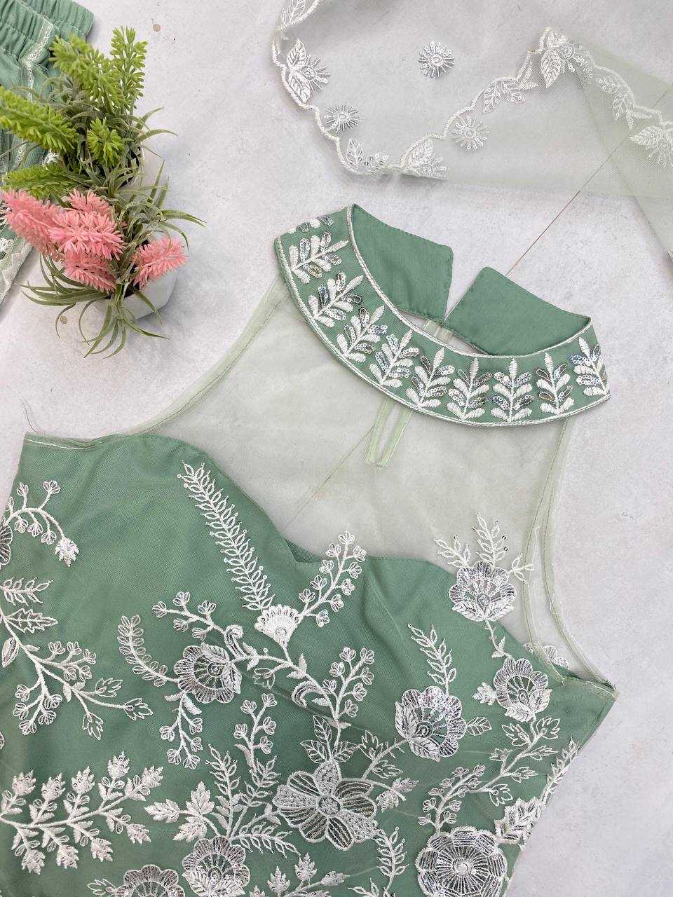 Ynf Butterfly Net RIN141 1945 Kurti Wholesale Fancy Kurti Embroidered Kurtis Kurti With Palazzo Manufacturer