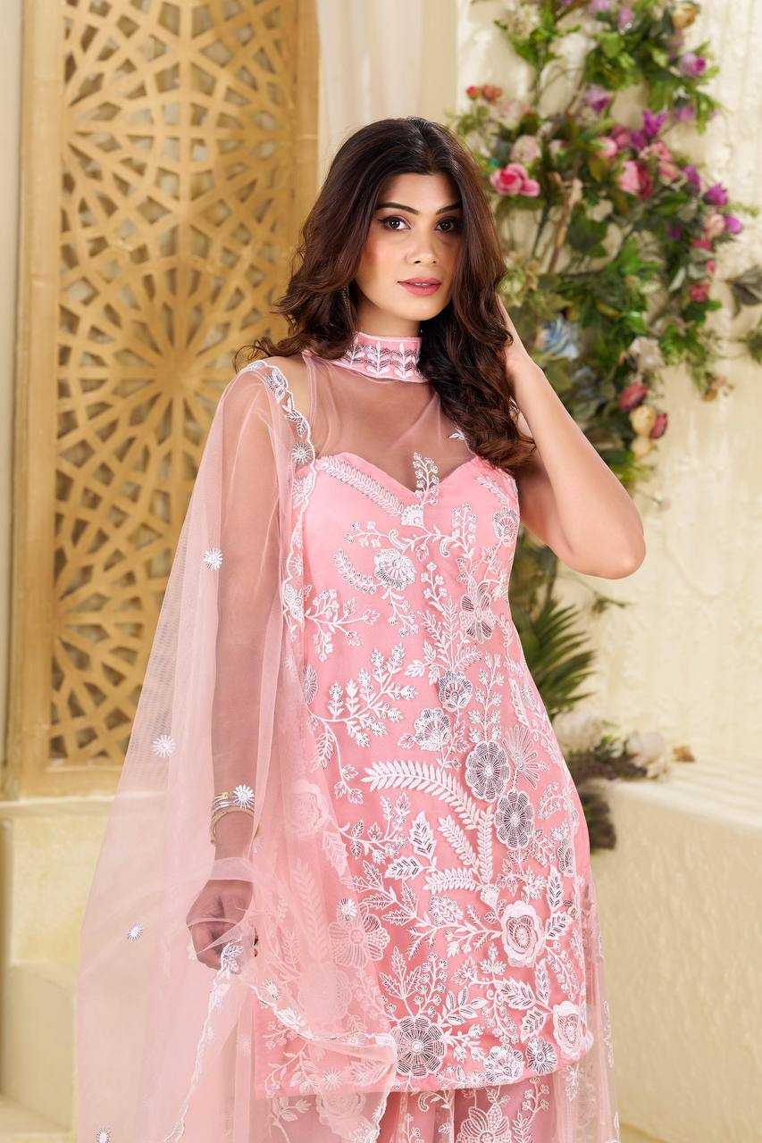 Ynf Butterfly Net RIN141 1945 Kurti Wholesale Fancy Kurti Embroidered Kurtis Kurti With Palazzo Manufacturer