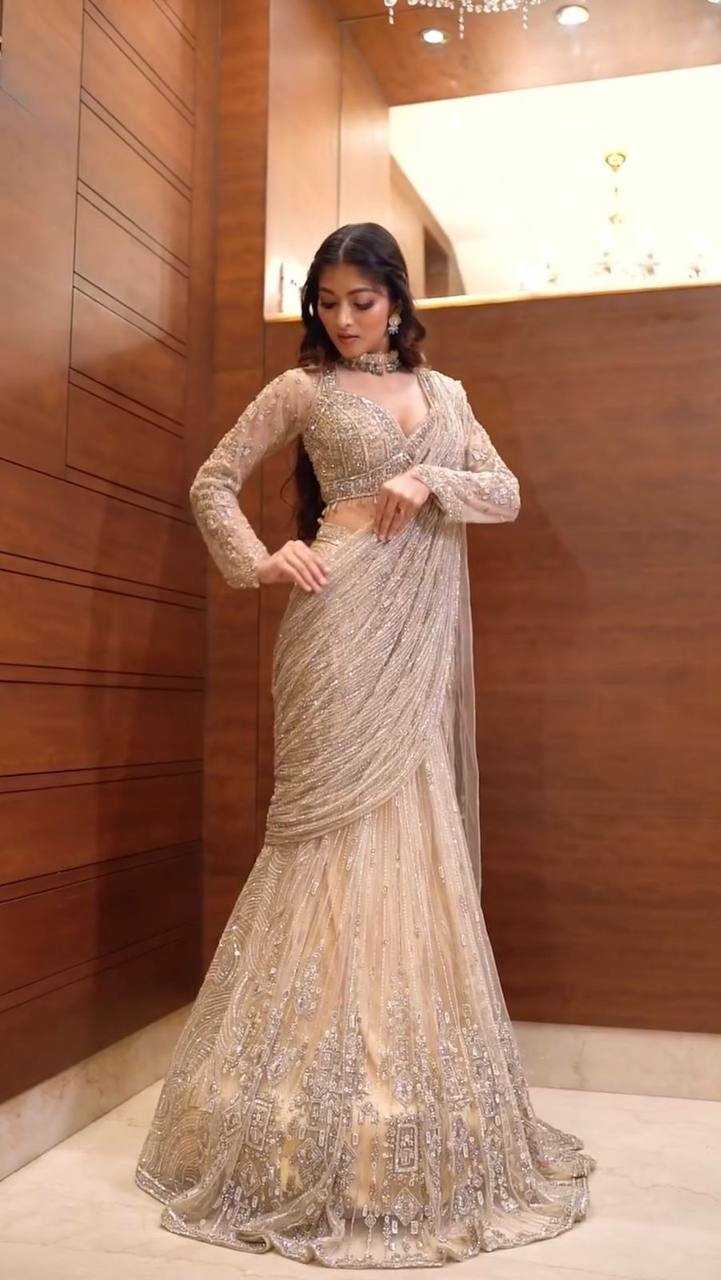 Ynf Butterfly Net RIN141 1956 Sarees Wedding Collections Festive Collections Wholesale Ready To Wear Sarees Net Sarees Embroidered Sarees Manufacturer